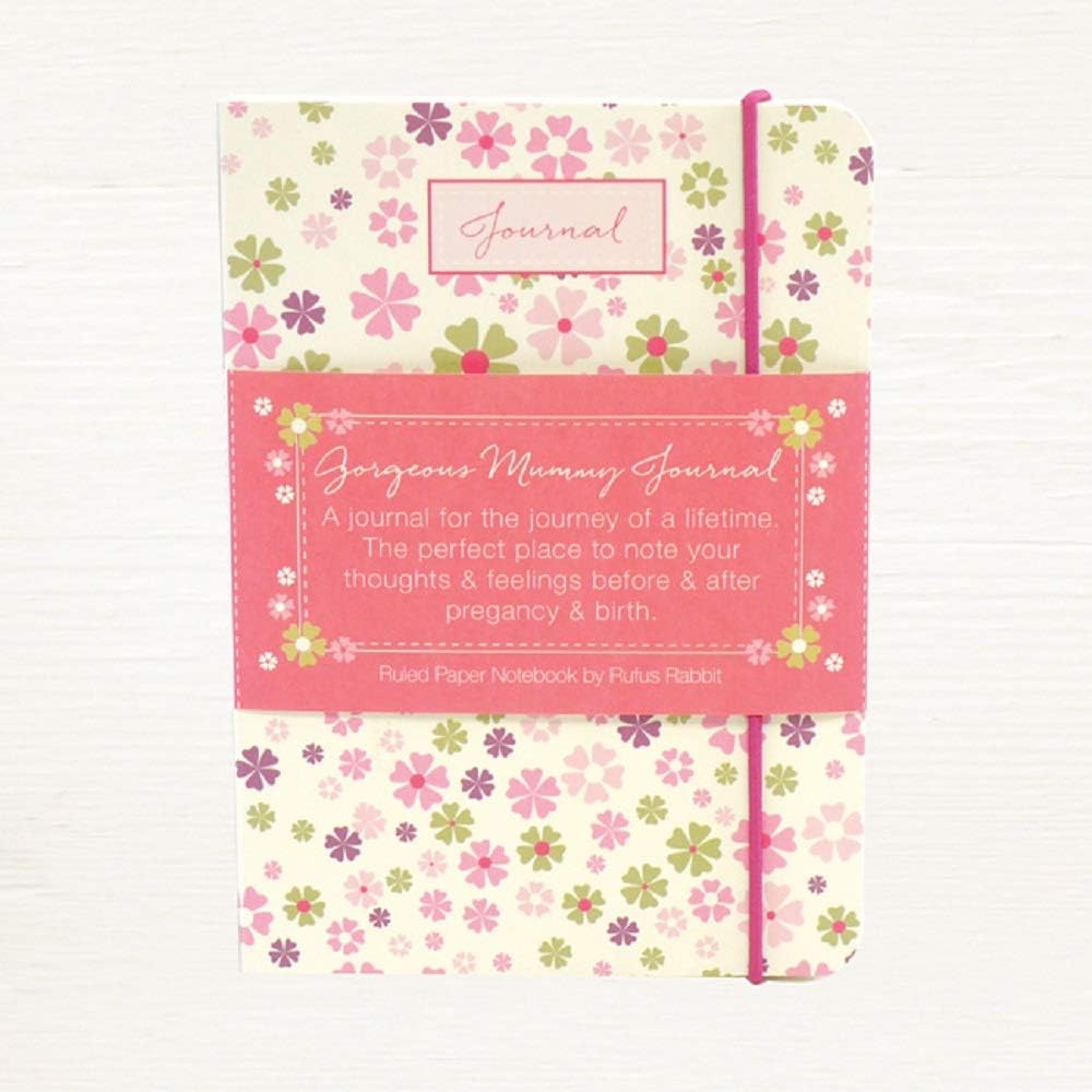 Rufus Rabbit Gorgeous New Mummy Pregnancy and Birth Journal For Those Special Moments - Ruled Paper Notebook