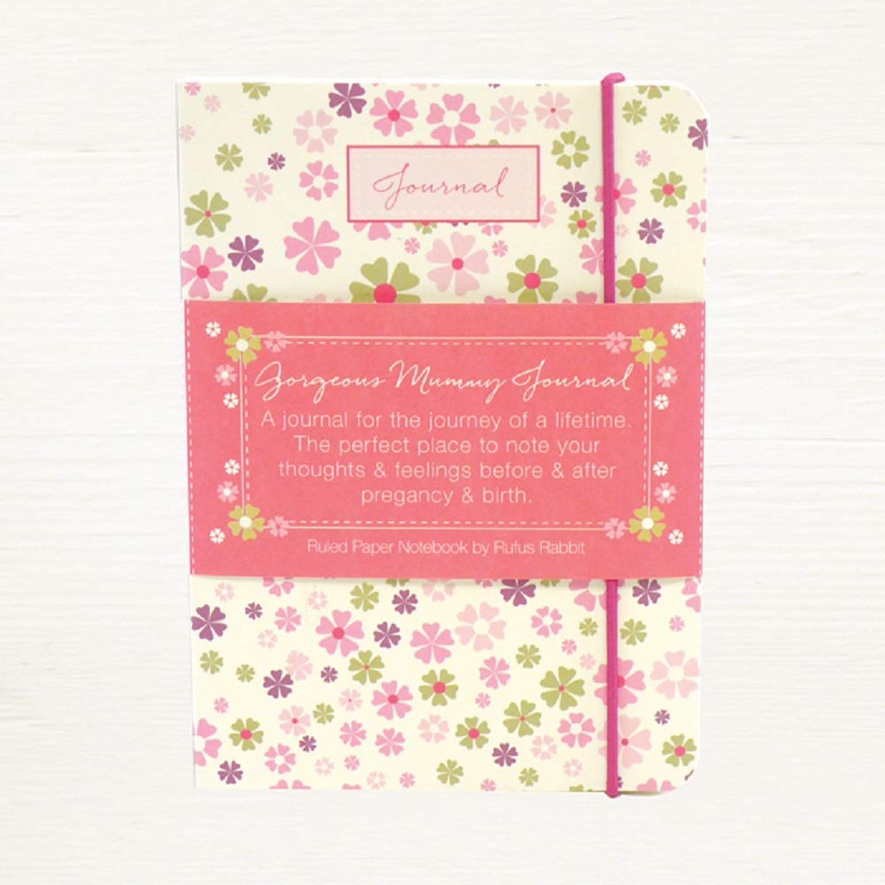 Rufus Rabbit Gorgeous New Mummy Pregnancy and Birth Journal For Those Special Moments - Ruled Paper Notebook