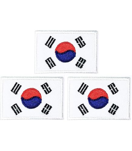 バッジ　韓国　国旗　KOREA バッジ 韓国 国旗 KOREA Amazon.com: 1 X South Korea Flag Patch