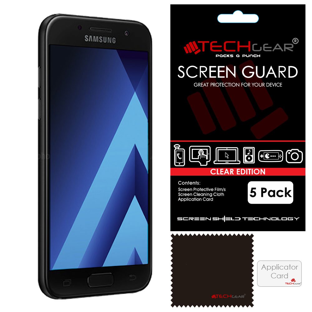 TECHGEAR Screen Protectors for Galaxy A5 2017 - Ultra: Amazon.co.uk:  Electronics
