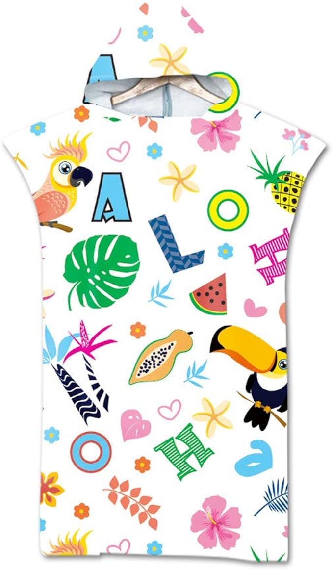 large hooded poncho towel