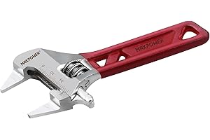 MAXPOWER Adjustable Spanner 127mm/5 Inch, Slim Jaw Adjustable Wrench with MAX. Opening 30mm & Super Slim Jaw Thickness 2.5mm