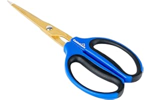 CASTLEGREENS Plant scissors 60mm Gardening Shears (Titanium plated coating Bonsai Scissors) Practical and Light Pruning Shear,plant shears pruning indoor & outdoor