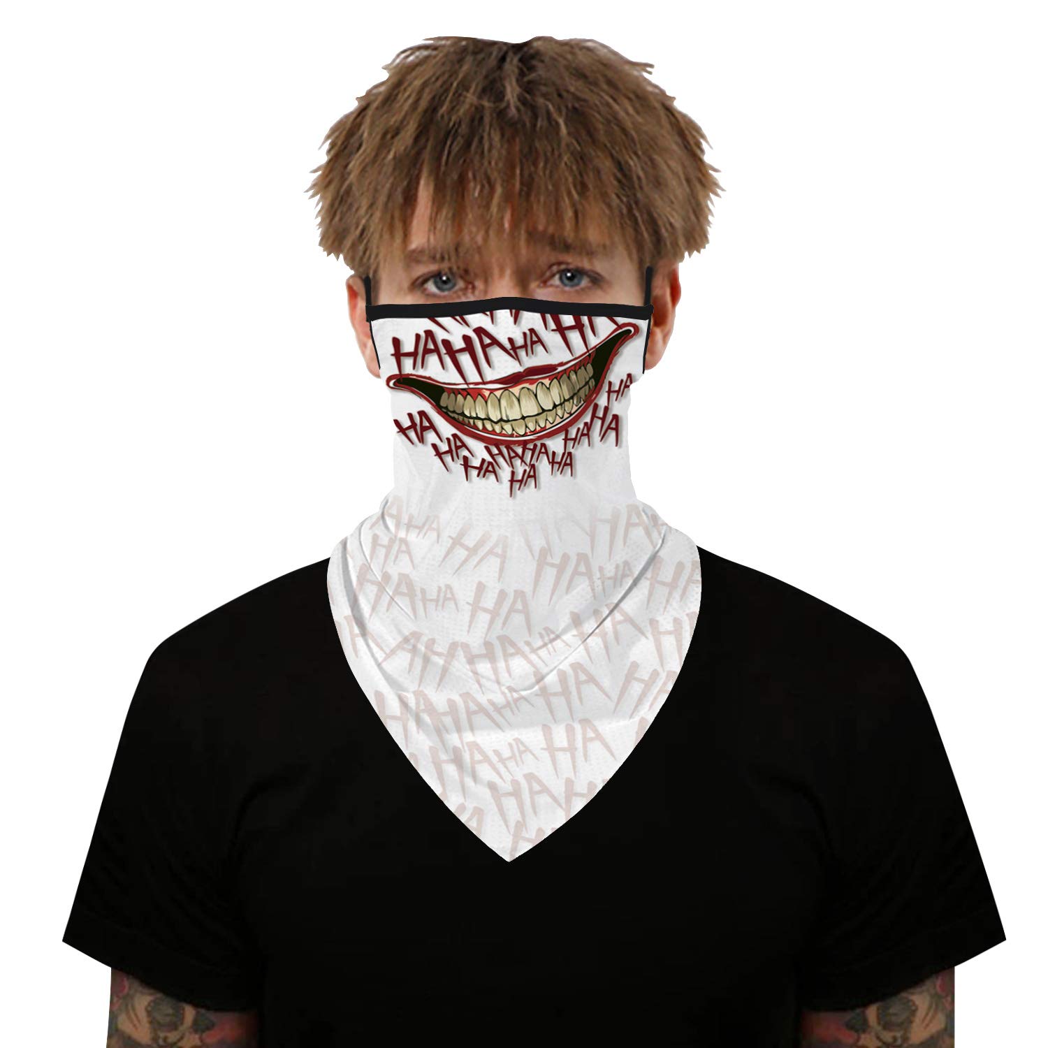 ZCBRISK Ear Hangers Face Mask Seamless Bandanas Headband Scarf Neck Gaiter Sun UV Wind Protection Earhook Balaclava