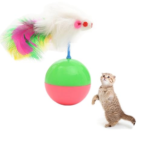 Namgiy Pelota de juguete para gatos, juguete interactivo para ...