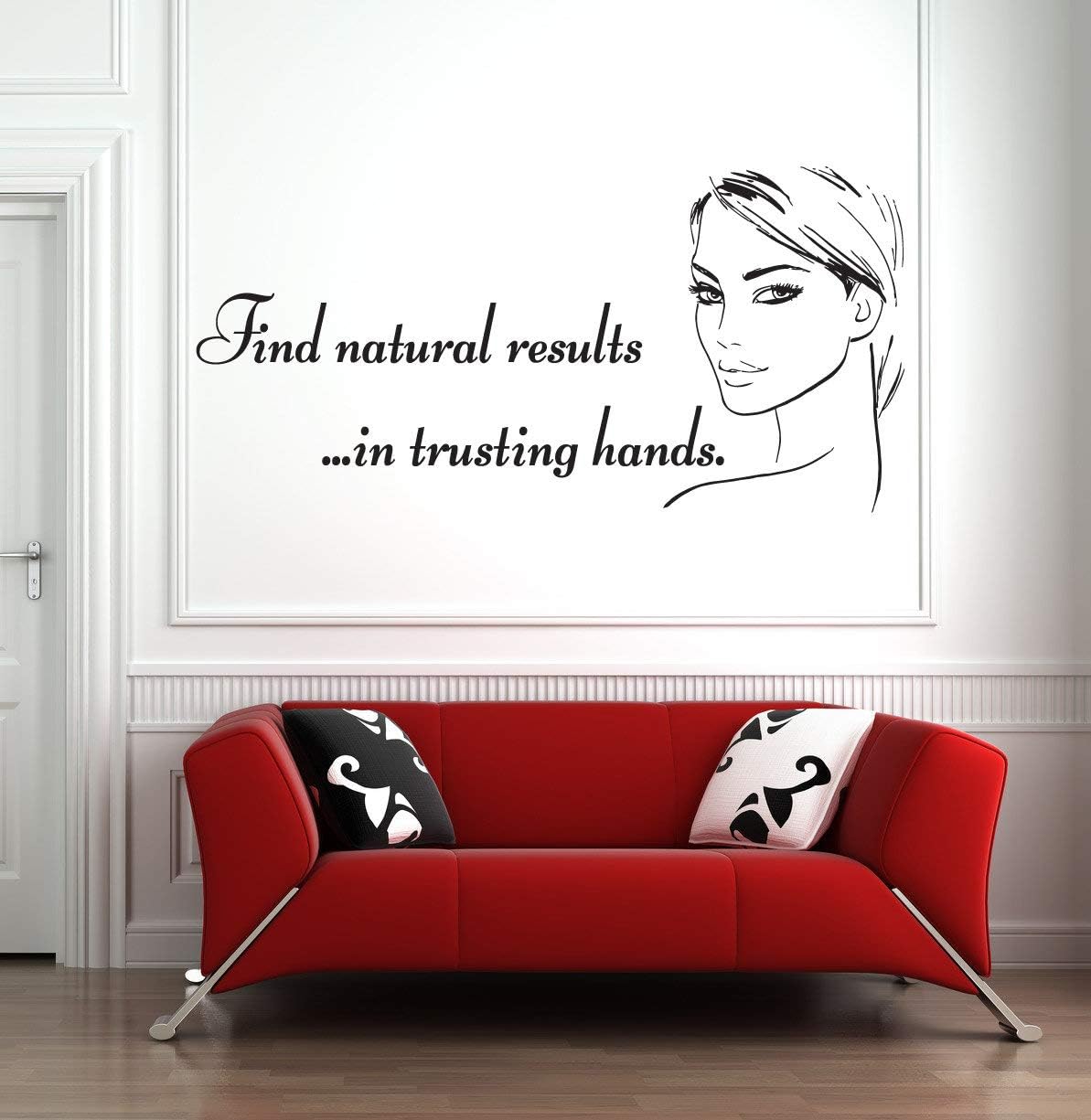 Botox Filling Skin Care Treatment Facial Beauty Salon Woman Face Quote