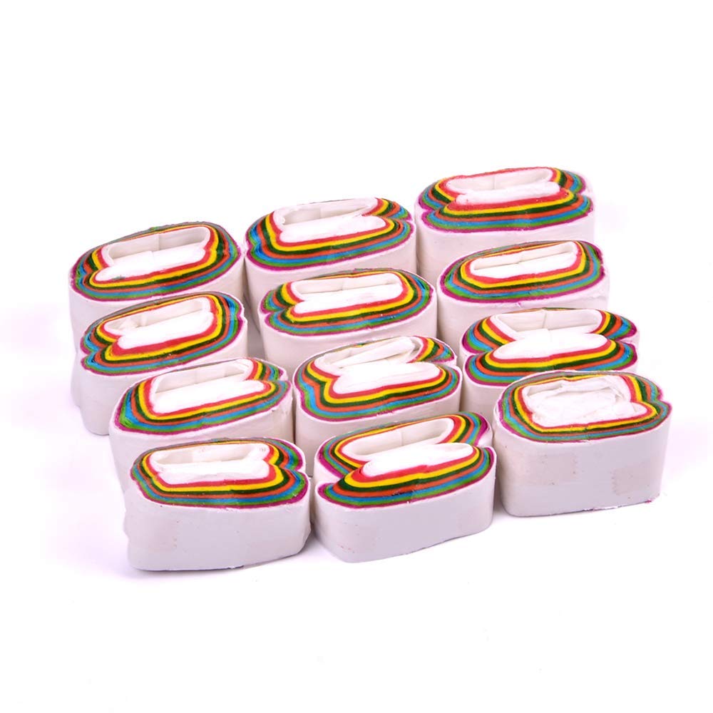 Magic trick accessories, 1Bag Mouth Coil Paper Vomit Paper (rainbow color) Magic Tricks Stage Magic Props Street Gimmick Props Accessories (Multi-color)