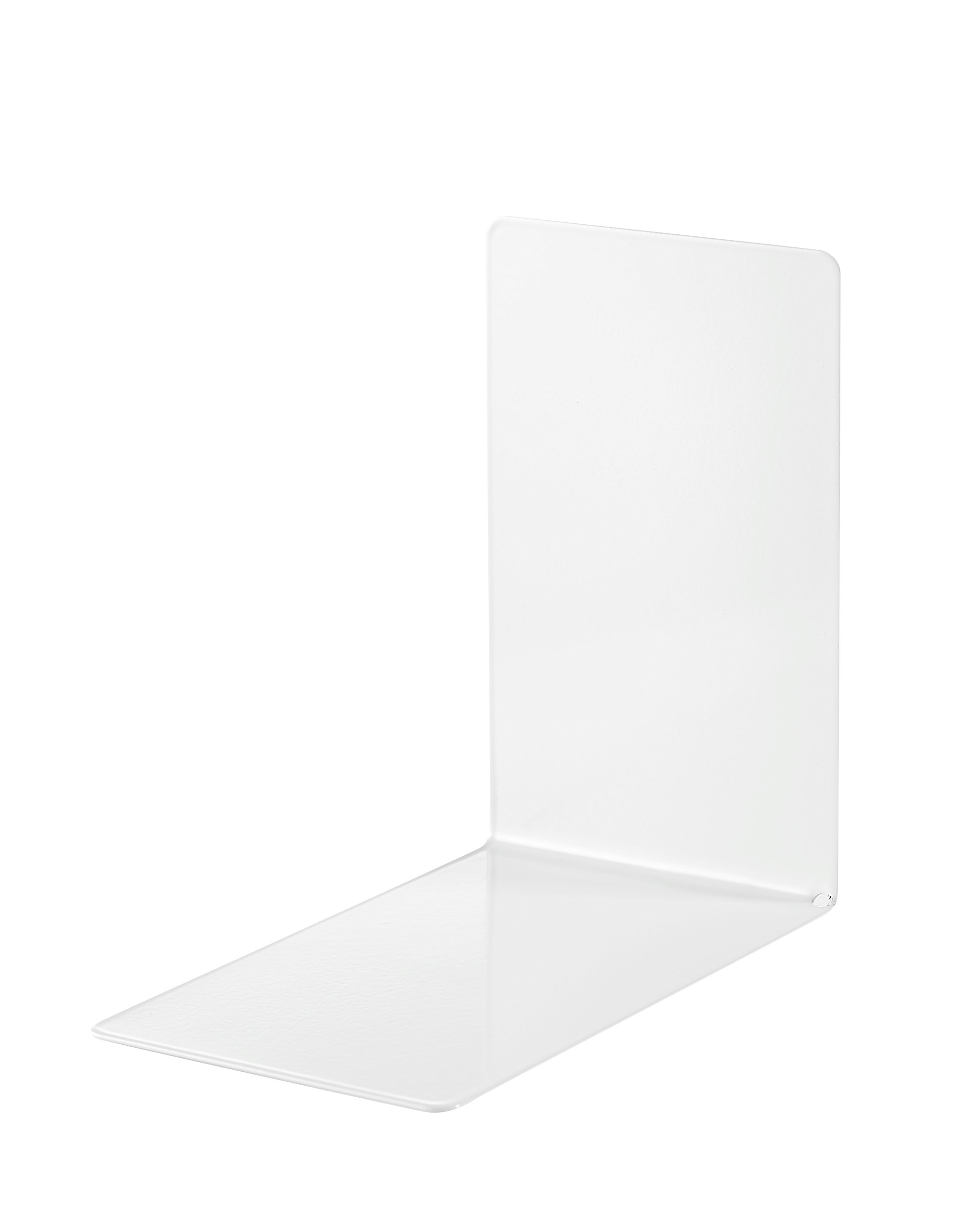 Alco 4301-10, Metal Bookends, 85 x 140 x 140 mm, Set of 2, White