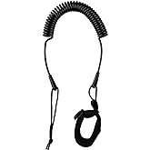 HEYTUR Coiled SUP Leash 10' Surfboard Leash Sup Leg Rope Strap Stand Up Paddleboard Leash