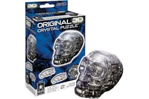 BePuzzled | Skull Original 3D Crystal Puzzle, Ages 12 and Up