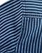 JoJoJoy Men's Casual Long Sleeve Brushed Striped Chambray Button Down Shirts Dark Blue