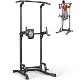SPORTSROYALS Free Standing Pull Up Bar, Power Tower for Home Gym Training | Sturdy Free Standing Workout Station for Pull-Ups, Dips, Leg Raises and Full-Body Home Gym Strength Training