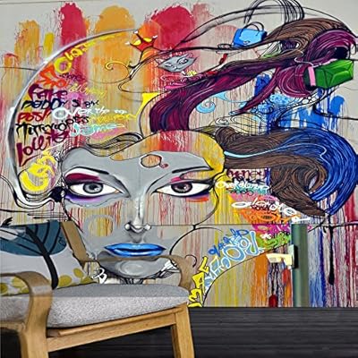 Amazon Co Jp 壁紙壁画3d美容落書き現代アート壁画リビングルームktvバーの背景壁紙 3d 420cm X 260cm Diy 工具 ガーデン