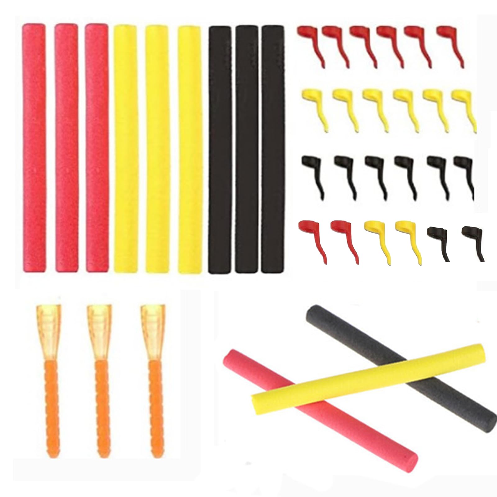 Vokowin 39pcs Fishing Zig Rig Foam Multi Kit Zig Aligna Loading Tool, Bait Line Chod Hooks Sticks Rigs Tool (K256-39)