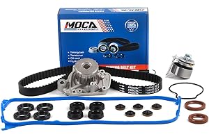 MOCA AUTOPARTS MOCA Timing Belt Water Pump Kit with Valve Cover Gasket Fit 2001-2005 for Honda Civic DX EX LX HX Value Package 1.7L D17A1 D17A2