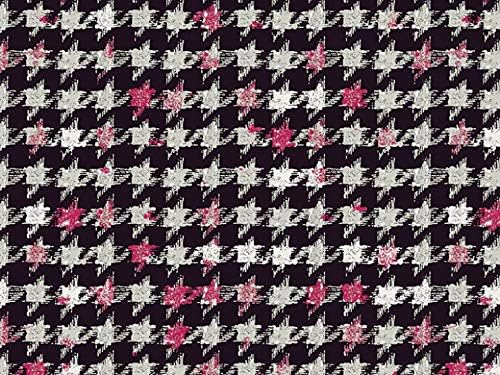 Art Gallery Fabrics Jersey Knit Fabric Medium Pink, Multicoloured - per metre
