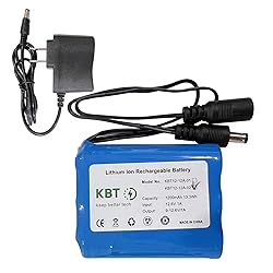 KBT 12V 1200mAh Rechargeable Li-ion Battery, 12V