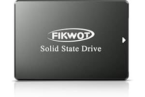 Fikwot FS810 1TB SSD, 2.5" SSD SATA III 6Gb/s, Solid State Drives, Up to 560MB/s, 3D NAND TLC, Internal SSD for Desktops and Laptops(Black)