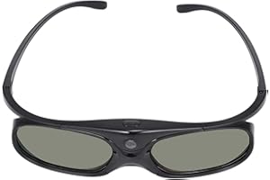DLP Link 3D Glasses Active Shutter Projector Glasses Rechargeable for All DLP-Link 3D Projectors Compatible with Optoma Acer 