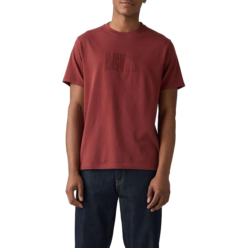 SS Relaxed Fit Tee Ssnl Serif 2 Russet B, 0pen Finish TBD 17