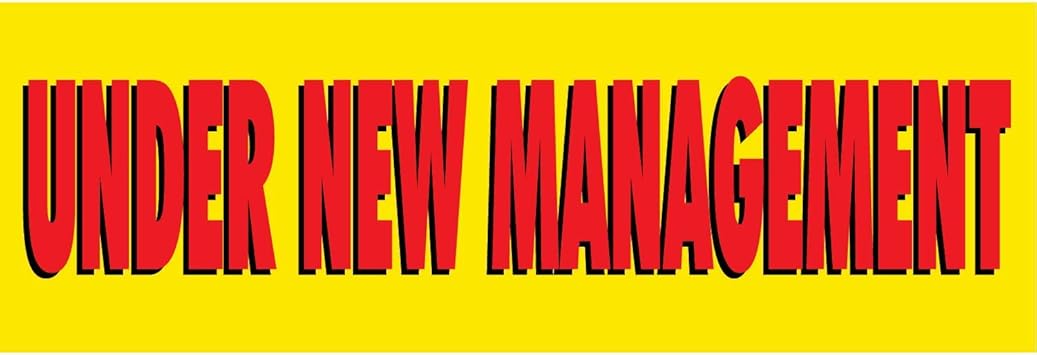 Amazon Com Half Price Banners Under New Management Vinyl