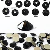 Jet (280) Black Austrian Crystal Austria New 2088 XIRIUS Rose 16ss 4mm Flatback No-Hotfix Rhinestones Round DIY Bling ss16 144 pcs (1 Gross) DIY Bling from Mychobos (Crystal-Wholesale)