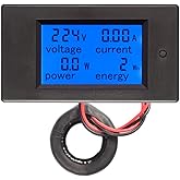HiLetgo Digital Multimeter AC 80-260V 100A PZEM-061 LCD Display Digital Strom Spannung Power Energie Multimeter Amperemeter V