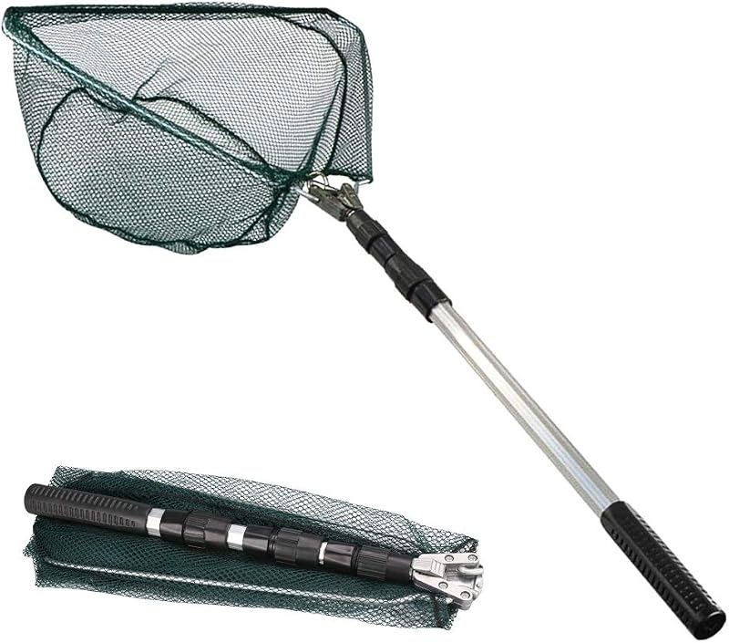 MI CASA Telescopic Fishing Landing Net 1.3m Foldable 3-Section Handle
