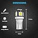 LED Monster Polarity FREE 2 x 168 194 T10 5-SMD LED Bulbs Car License Plate Lights Lamp White 12V
