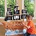 CP Toys Wooden High Seas Adventure Pirate Ship Playset with 6 Figures and Accessories