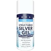 My Doctor Suggests Structured Colloidal Silver Gel Extra Strength - Topical Cooling - pH Balanced 35ppm Structured Silver Provides Soothing Relief of Burns &amp; Skin Irritations