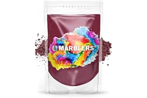 MARBLERS Mica Powder Colorant [Wine] 3oz (85g) |Cosmetic Grade | Epoxy Resin Pigment | Dye | Non-Toxic, Vegan, Cruelty-Free | Lip Gloss, Nails, Body Butter | Bath Bomb, Candle & Soap Making