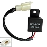 12V Waterproof 2 Pin Electronic LED Flasher Relay