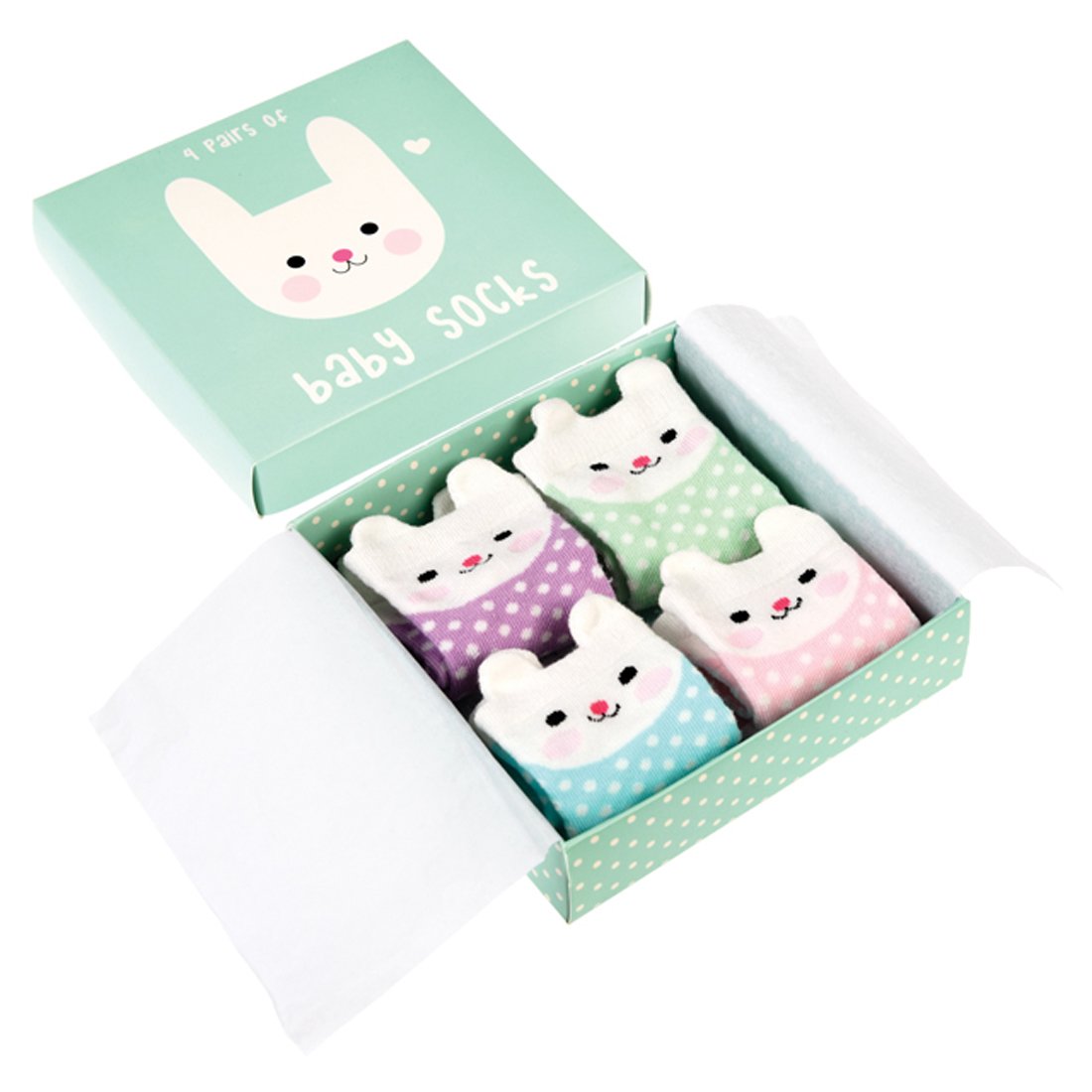 Bunny Design Baby Socks (set Of 4)