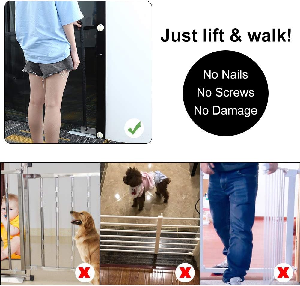 retractable pet safety door guard