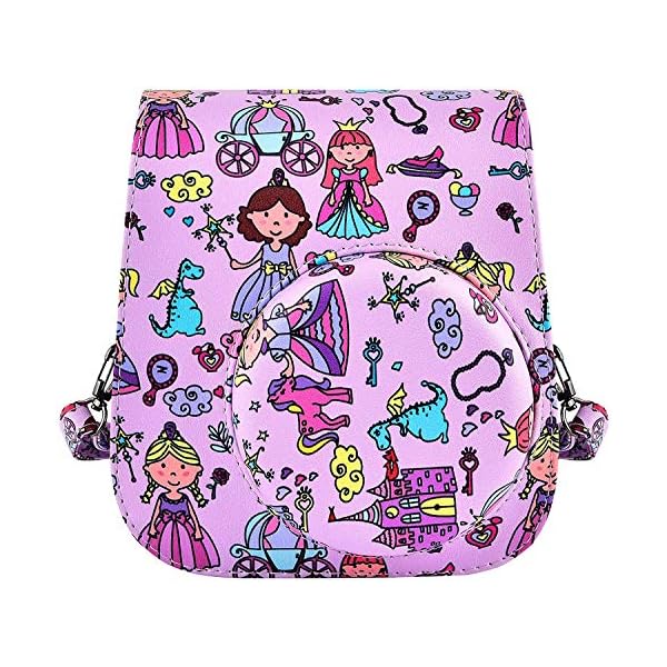 Kameratasche Tasche Kompatibel mit Fujifilm für Instax Mini 11 Sofortbildkamera mit Schultergurt und Fotozubehör Tasche… – Bild 3