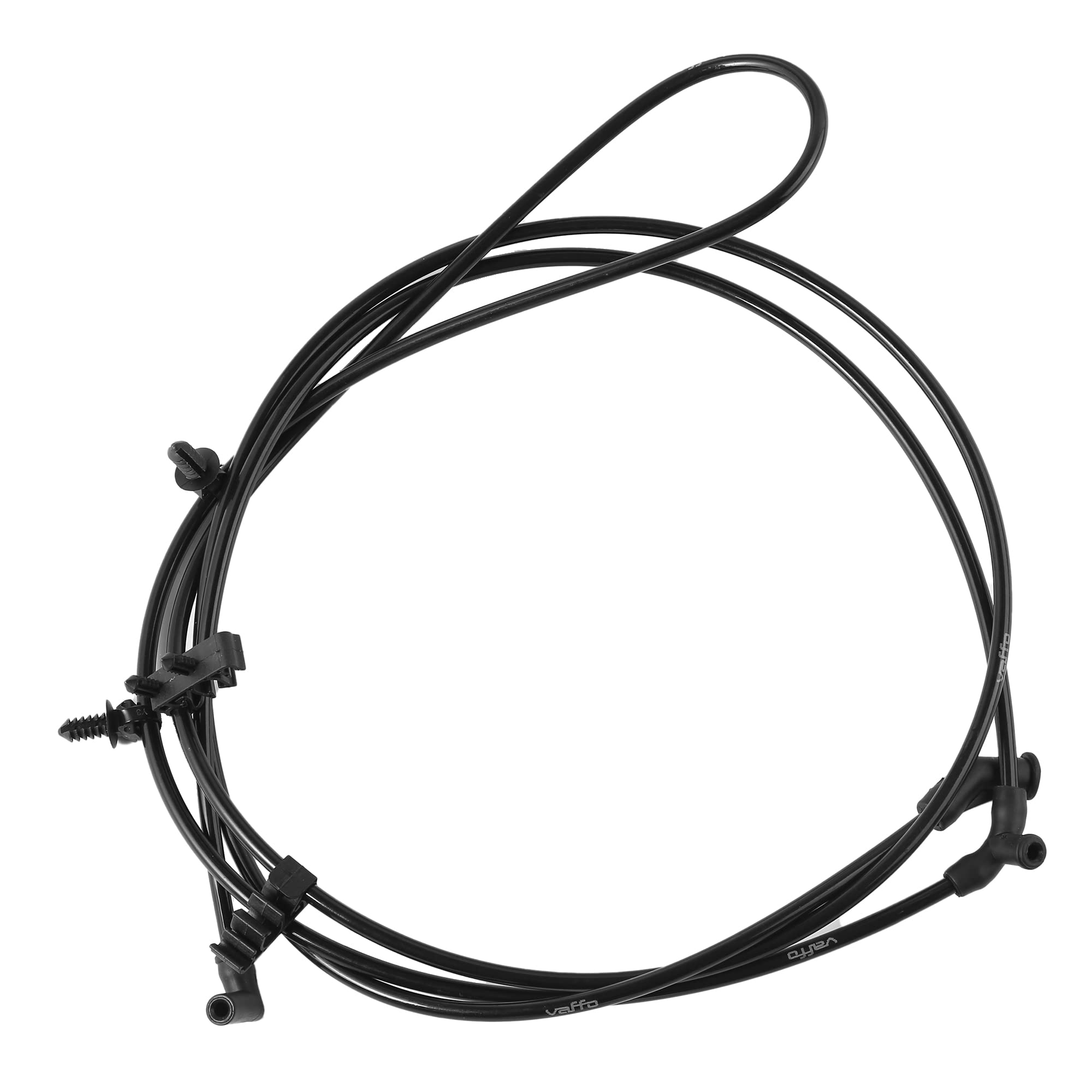 Photo 1 of X AUTOHAUX Front Windshield Washer Hose for Jeep Grand Cherokee for Dodge Durango 2011-2015 55079200AD Rubber Windshield Washer Hose W/O Nozzle Anti Crack No Deform