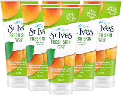 St Ives Fresh Skin Apricot Face Scrub 150ml 6 Pack