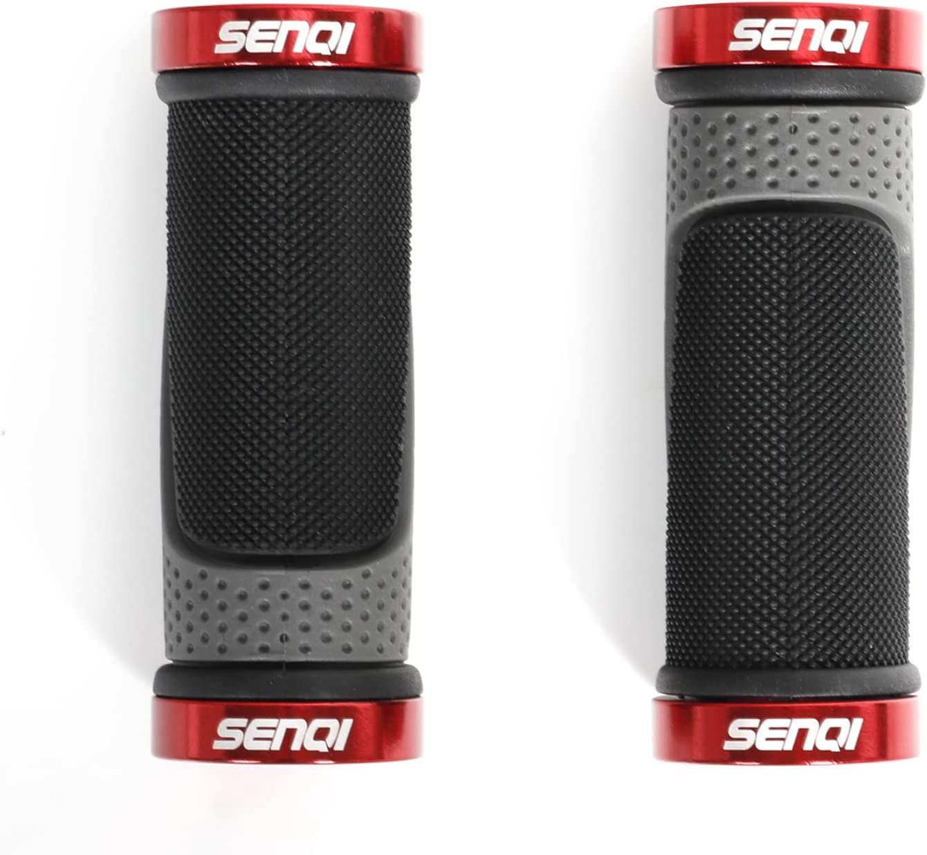 SENI Bike Grips Lightweight 130mm & 90mm Bicycle Grips Fit 22.2mm Handlebar Anti-Slip Suitable for Multi-Speed Mountain BMX Bikes