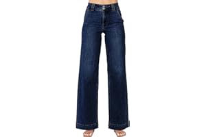 Astylish Jeans for Women Wide Leg High Waisted Stretchy Straight Leg Jean Baggy Trendy 2025 Denim Pants with Slanted Pockets
