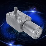 Walfront 1PC DC 12V Reversible Worm Gear Motor 40RPM High Torque Self-Locking view 3