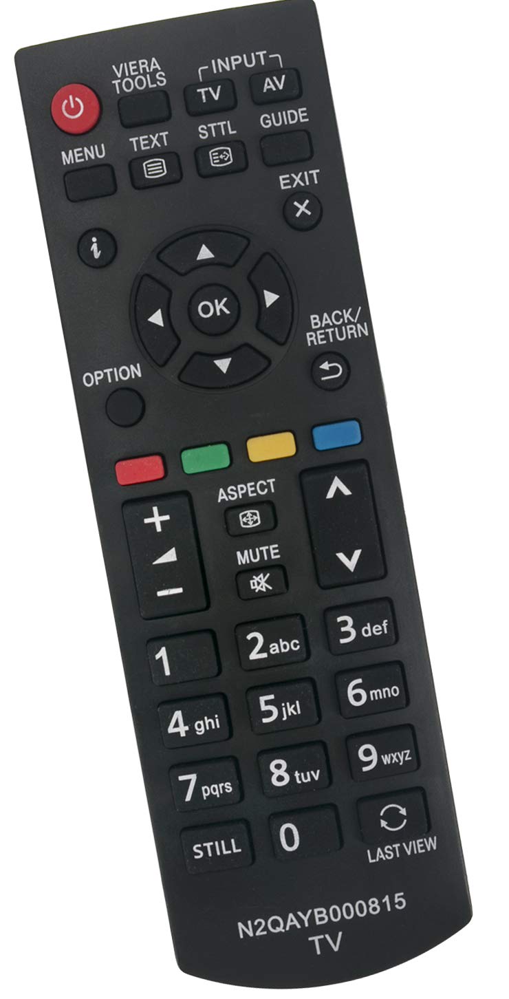 ALLIMITY N 2 QAYB 000815 Remote Control Replace for Panasonic Viera TV TX-24DW404 TX-32DW404 TX-40DR400 TX-L32B6BS TX-L32B6E TX-L32EM6B TX-L32EM6E TX-L32EM6Y TX-L32XM6B TX-L39B6B TX-L39B6E