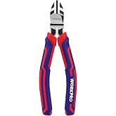 WORKPRO 6&rdquo; Wire Cutters Heavy Duty CRV Steel, Diagonal Pliers for Cutting Wires Craft, Comfort Grip Handle