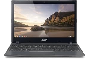 Acer Aspire C710-2487 11.6-Inch Chromebook (1.1 GHz Intel Celeron 847 Processor, 4GB DDR3, 320GB HDD, Chrome OS) Iron Gray