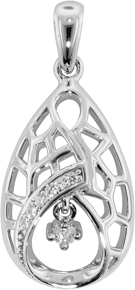 trendor Silver Pendant Lovely Jewellery Made of Real Sterling-Silver 925, This Silver-Pendant is a Perfect Gift Idea for modern Women 69944
