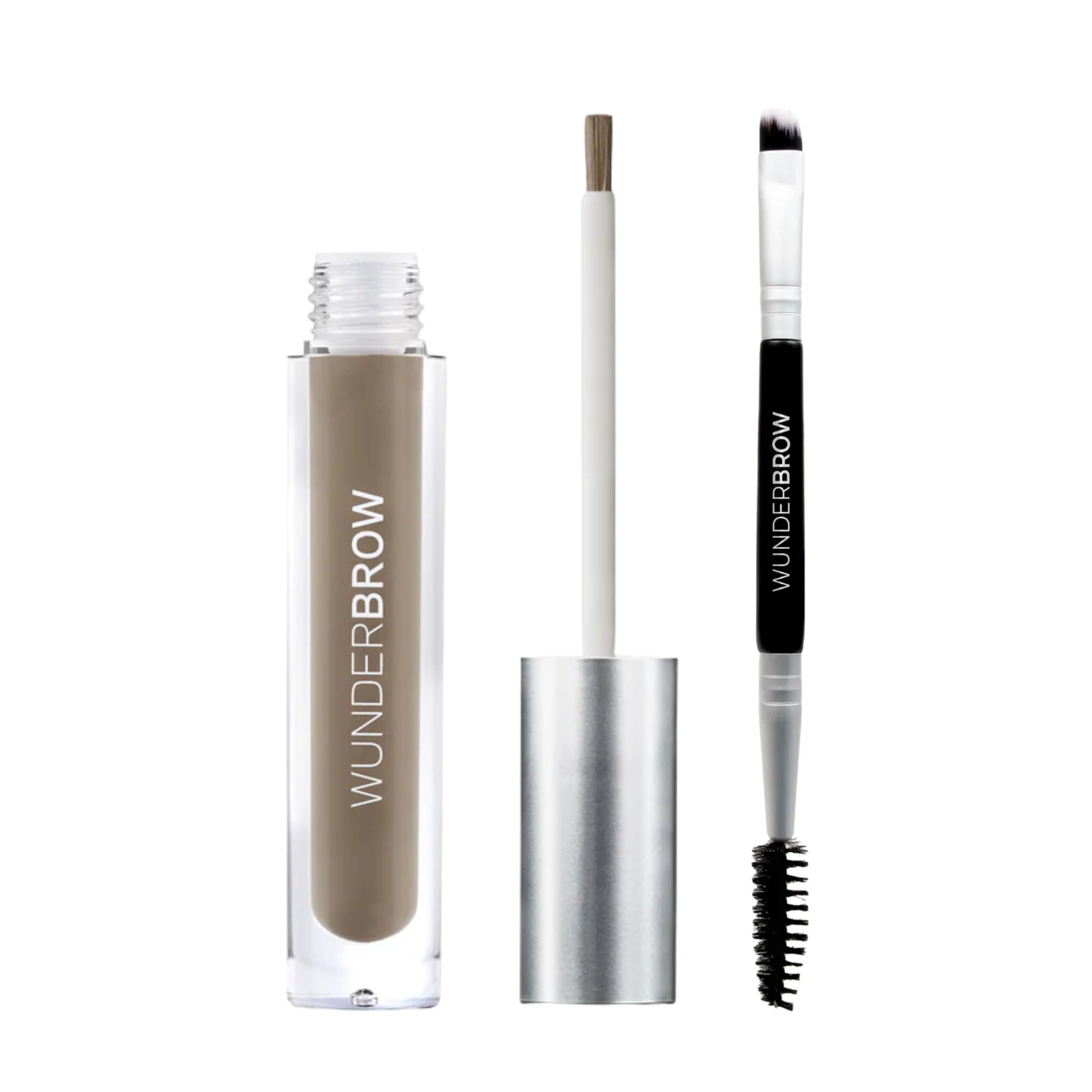 WUNDERBROW Eyebrow Gel, Waterproof, Smudgeproof, Lasts for Days, Shade: Taupe-Grey, Vegan and Cruelty-Free