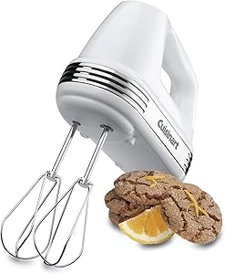 Cuisinart HM-50 Power Advantage 5-Speed Hand Mixer, White