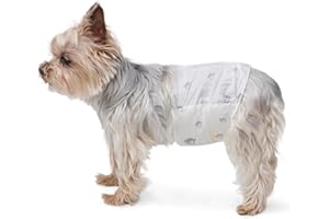 鶹 Basics Male Dog Diapers, 30 Count, X-Small, Ultra Absorbent Disposable Wrap with Secure Fit, Leakproof and Comfortable