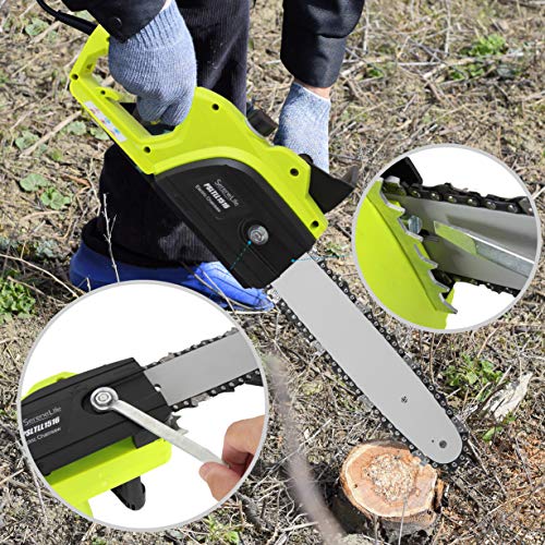 8 Amp Electric Corded Chainsaw High Power Handheld Tree Pruner