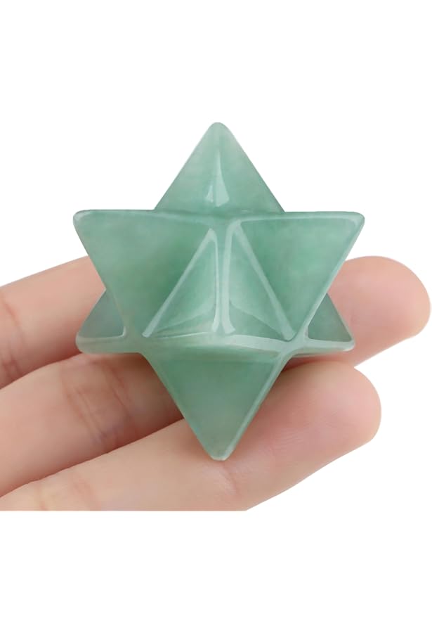 7 Chakra Merkaba Star Gemma Geometrica Multi Pietra Cristallo - Foto 8